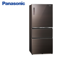 Panasonic 國際牌610公升一級能效玻璃三門變頻冰箱(翡翠棕)-NR-C611XGS-T