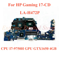 For HP Gaming 17-CD Laptop motherboard LA-H472P with CPU I7-9TH/10TH WITH GPU 100% Tested Fully Work