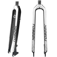 Toseek Full Carbon Front Fork Rigid Disc Brake Mtb 26" 27.5 29 Inch Mountain Bike Bicycle Suspension Fork