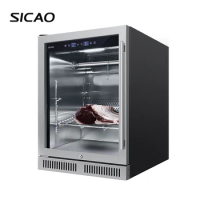 SICAO 500 ar drying steak cabinet cooler commercial hotel home bbq beef ager mini meat dry aging fridge in stock