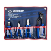 【KING TONY 金統立】專業級工具 4件式 歐式鉗組(KT42104GP)