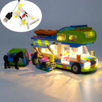 USB Light Kit for Lego Friends Heartlake Mia’s Camper Van 41339 Brick Building Blocks-Not include Lego Model