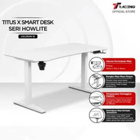 TTRacing Titus X Smart Desk Meja Kantor Electric Adjustable Gaming Office Desk Titus-X M - 1.4 Meter