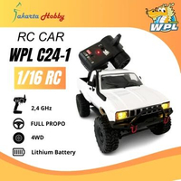 LC - WPL C24-1 C241 C-24-1 RTR RC Truck Car Off-Road 4WD 1/16 Scale Putih