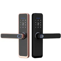 Keyless USB Rechargeable electronic digital Door Lock padlock Fingerprint zigbee door lock fingerprint padlock