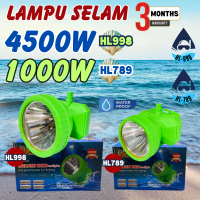 Diving Light, HL-998 & HL-789, High Quality LED, 4500W & 1000W, Waterproof, Suitable for Fishing, Vi