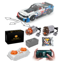 XGREPACK Remote Control Motor Engine Kit for LEGO Technic Gen Chevrolet Camaro ZL1 42153 Kit - Motor MOC Set (Car Set Not Includ