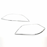 【IDFR】Benz 賓士 GL class X166 2013~2016 鍍鉻銀 前燈框 飾貼(車燈框 前燈框 大燈框 飾貼)