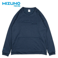 MIZUNO 1906 男款休閒長袖T恤 D2TA850313 (藍) 【美津濃MIZUNO】