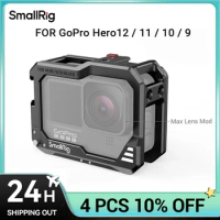 SmallRig Black Vlog Kit for GoPro Hero 9/ for GoPro Hero 12/11/10/ 9 Compatible With Microphone Adapters Camera Accessories