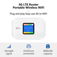 4G Lte Router Wireless Wifi Router Modem mudah alih Mini Hotspot luar Pocket Mifi 150mbps Slot kad Sim Repeater 3000mah