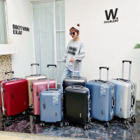 Spot parcel post Mingyao Kangaroo Business Universal Wheel Aluminum Frame Male and Female Students New Suitcase Trolley Case Pas Suitcase 20 Inch Zipper