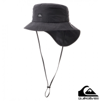 【Quiksilver】男款 配件 戶外防潑水運動帽 衝浪帽 UV FISHING HAT(黑色)