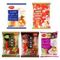 【柿原】日本夾心蛋糕 10入 鬆軟香草奶油/草莓奶油 風味(下午茶/點心/獨立包裝)