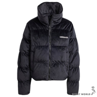 【下殺】Adidas 羽絨外套 女裝 保暖 鵝絨 寬鬆 黑【運動世界】IW8439