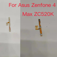 10pcs New For Asus Zenfone 4 Max ZC520K Power On Off Button Volume Key Flex Cable Replacement Parts