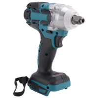Accumulator Wrench Electric Impact Wrench Cordless Brushless Impact Wrench 18V Battery Wrench Tool LED Light Adapter