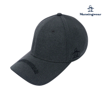 【Munsingwear】企鵝牌 男款灰色英文字體企鵝刺繡出芽球帽 MGSL0104