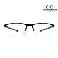 KACAMATAKUU_ID | Kacamata Half Frame ALVARO Pria Premium Glasses Lengkap Dengan Nosepad