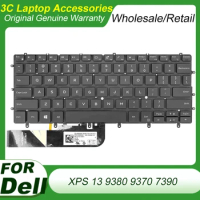 NEW Original Laptop US Keyboard for Dell XPS 13 9380 9370 7390 Notebook Backlight Keyboard English Replacement Keyboard