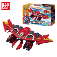 Bandai Original Ultraman Decker DX Guts Hawk Gutshawk Anime Action Figure Airplane Model Toys for Kids Boys Birthday Gifts