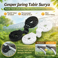 Gesper jaring tabir surya plastik tebal untuk jaring tabir surya rumah kaca sayuran Strong Sun Prote