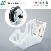 asdfkitty*日本製 SANADA 立式鍋蓋架 多用途雙邊鍋蓋立放收納架 盤架-正版