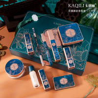 ชุดเครื่องสำอาง 10 ชิ้น แบรนด์ Kaqili Flower Beauty ระดับไฮเอนด์ สำหรับเทศกาล Qixi เหมาะเป็นของขวัญส