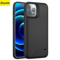 For iphone 12 Mini For Iphone 12 Pro Max Battery Case 4000 Mah To 6000 Mah Audio Output Charger Case Power Bank For iphone 12