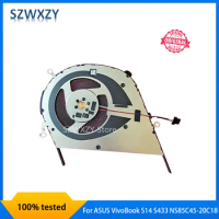SZWXZY CPU Cooling Fan For ASUS VivoBook S14 S433 X421FL FA M433L V4050F NS85C45-20C18 DC5V 4pin Fast Ship