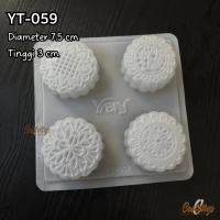 Cetakan Plastik YT-059 Mooncake Pudding Jelly Coklat Kue Bakul Coklat
