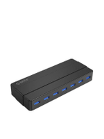 ฮับยูเอสบีเพิ่มพอร์ต 7 พอร์ต USB3.0 รุ่น H7928-U3 สีดำ
