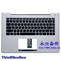 US English White Keyboard Upper Case Palmrest Shell Cover For Lenovo Ideapad 300S 500S 14 14ISK U41 S41 5CB0H71399