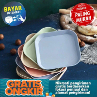 GRATIS ONGKIR SALE PIRING MAKAN KOTAK JERAMI GANDUM PRM01 PIRING MAKAN 15CM PRM-01 piring keramik pi
