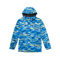 【St.Bonalt聖伯納】機能防風防水單層衝鋒衣│男款 7183 藍格迷彩-2XL