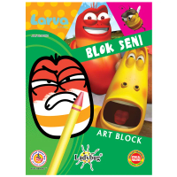 LADYBUG LARVA BOOK ART BLOCK - 8