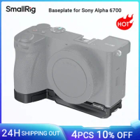 SmallRig A6700 Baseplate for Sony Alpha 6700 Built-in Quick Release Plate for Arca for Quick Switch Between Tripod &amp; Stabilizer
