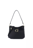 Carlo Rino Black Curva Shoulder Bag