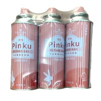 Pinku粉兔 卡式瓦斯罐 3入 卡式爐專用瓦斯罐 露營瓦斯罐