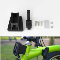 Folding Bike Cargo Loading For Brompton Front Carrier Block PVC Plastic Front Cargo Racks Base Folding Bicycle Accessories