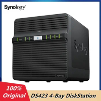 Synology DS423 4 Bay DiskStation RAID SATA 6Gb/s RAM 2 GB NAS Server Device Upgraded By DS420j (Diskless)