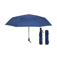 【大振豐】日系格紋 特大自動開收傘(黑膠 抗UV 27吋 雨傘 自動傘 大傘面 紳士傘)