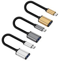 Type C To USB 3.0 Adapter OTG USB Cable Compatible for MacBook Pro/Air 2020 IPad Pro Video Game , Mobile Phone, COMPUTER, Tablet