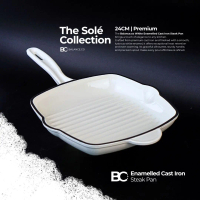 Balance.co Enameled Cast Iron Steak Skillet 24cm