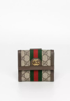 Gucci Gucci Ophidia Gg French Flap Wallet