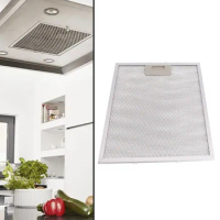 Accessories Cooker Hood Filter 1Pcs Silver Extractor Vent Filter Kitchen Supplies Metal Mesh High Quality Brand New