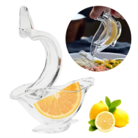 Lemon Squeezers Acrylic Bird Shape Press Manual Juicer Portable Juice Making Gadget Orange Lemon Slices for Kitchen Bar