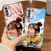 Sarung untuk [MOTO G52, MOTO G53 5G, MOTO G56], sarung telefon TPU tahan hentakan, anti licin, gaya 
