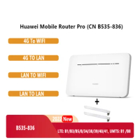 HUAWEI 4G Router Pro B535-836 LTE 300 Mbps Dual-Band Wi-Fi Hotspot Micro SIM Card Slot 4 Gigabit Ethernet Ports Cat 7 CPE Router