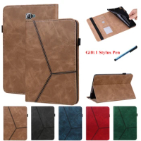 For Samsung Tab A 2016 Case PU Leather Business Folio Tablet Cover for Samsung Galaxy Tab A 2016 SM T580 T585 10.1 inch Case
